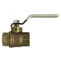 Midland Metal Ball Valve, Lead Free, 3 Nominal, FNPT, 400 psi WOG, 150 psi WSP, 22 to 302 deg F, Full Port, Medi 940180LF